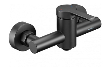 Смеситель для душа Swedbe Diana , однорычажный черный мат.